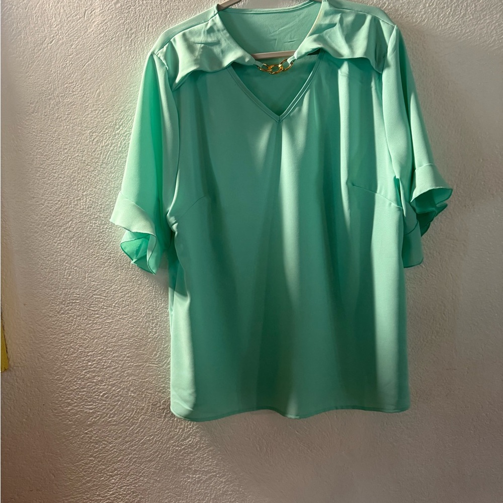 Mint Green Women's Top